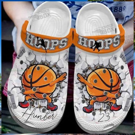 Funny Hoops Basketball Balls Crocs