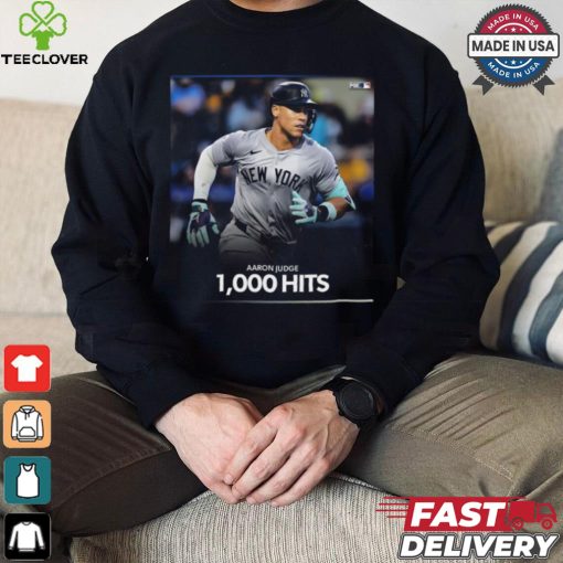 Design Aaron Judge 1000 Hits hoodie, sweater, longsleeve, shirt v-neck, t-shirt