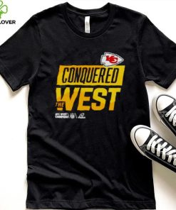 kansas City Chiefs conquered the West 2022 AFC West division champions hoodie, sweater, longsleeve, shirt v-neck, t-shirt