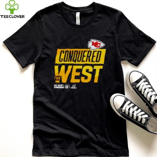 kansas City Chiefs conquered the West 2022 AFC West division champions hoodie, sweater, longsleeve, shirt v-neck, t-shirt