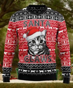 Santa Claws Cat Ugly Christmas Sweater Thankgiving Gift Men Women