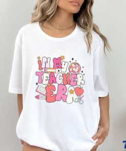 In My Teacher Era First Day Of School Back To School shirt