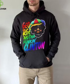 Rainbow Neon Text George Muthafunkin Clinton Shirt