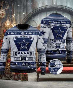 Dallas Cowboys Est 1960 Ugly Christmas Sweater 3D Printed Men And Women Holiday Gift