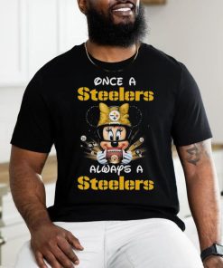 Official Mickey Once A Pittsburgh Steelers Always A Steelers T Shirt