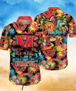 Maryland Terrapins NCAA Hawaiian Shirt Sunbathetime Aloha Shirt