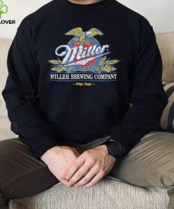 Standard Miller Eagle Crest Miller Brewing Company Vintage Design Shirt