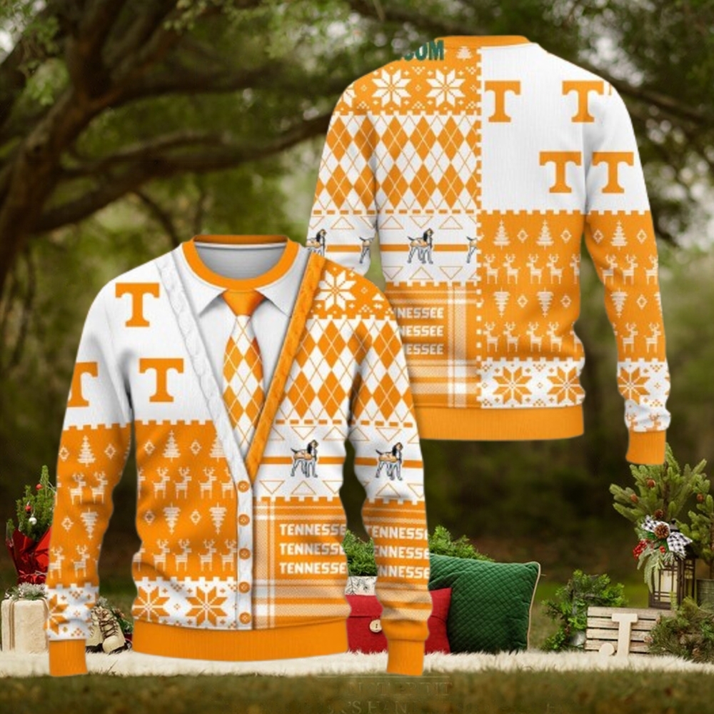 Tennessee Volunteers 2024 Christmas Menswear Style Ugly Sweater Tennessee Volunteers 2024 Christmas Menswear Style Ugly Sweater
