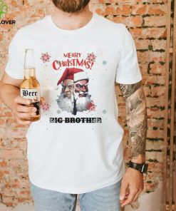 2 Santa Claus Merry Christmas Big Brother hoodie, sweater, longsleeve, shirt v-neck, t-shirt