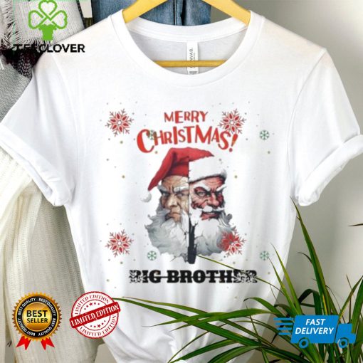 2 Santa Claus Merry Christmas Big Brother hoodie, sweater, longsleeve, shirt v-neck, t-shirt