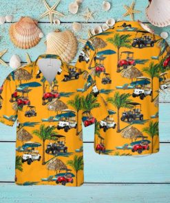 2 Seat Golf Cart Hawaiian Shirt