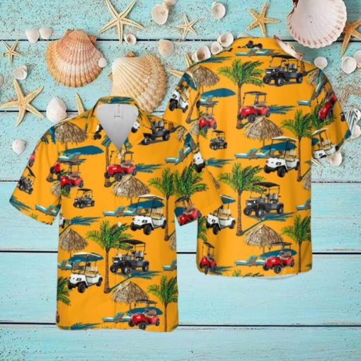 2 Seat Golf Cart Hawaiian Shirt