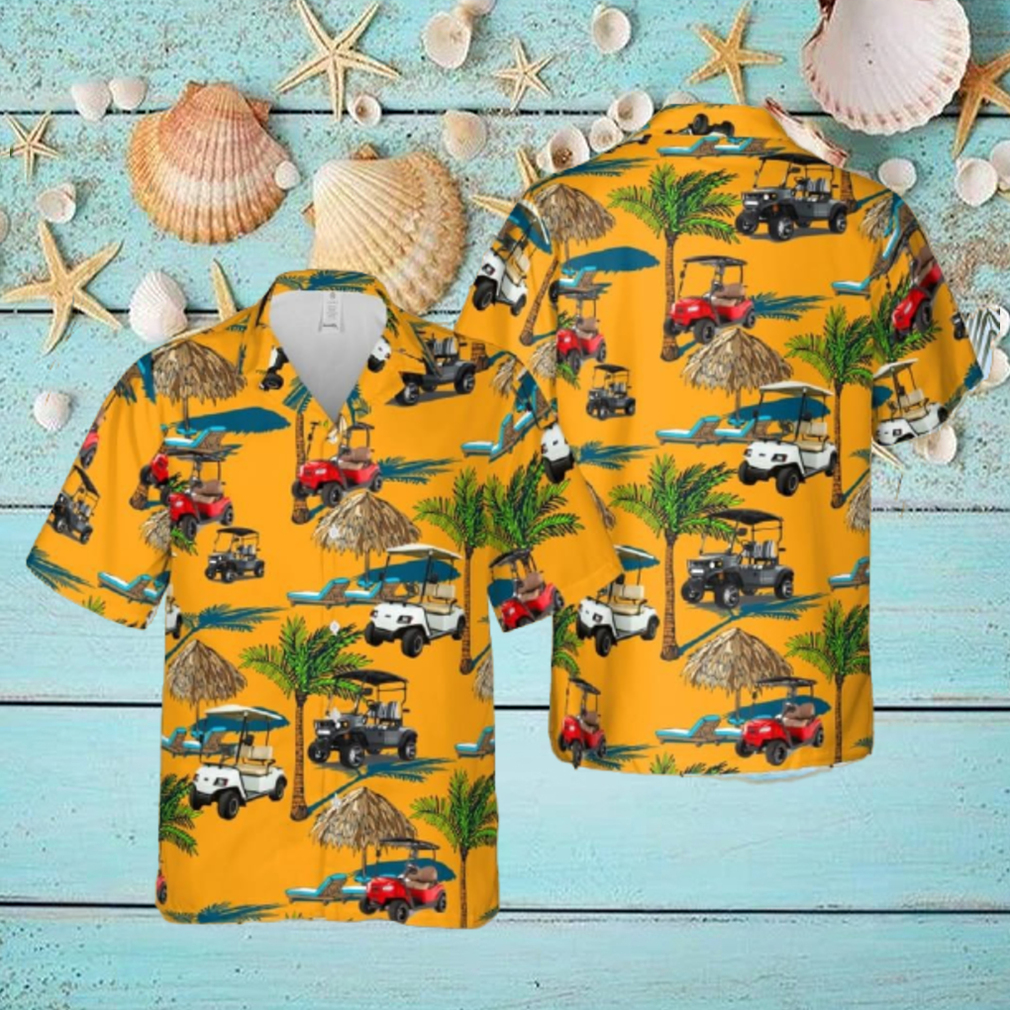 2 Seat Golf Cart Hawaiian Shirt 2 Seat Golf Cart Hawaiian Shirt