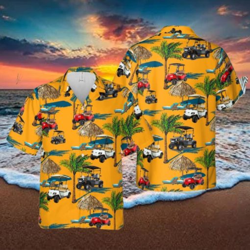 2 Seat Golf Cart Hawaiian Shirt