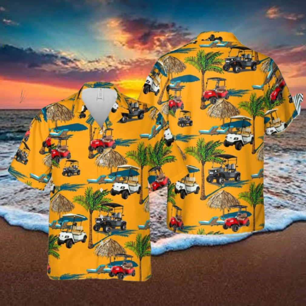 2 Seat Golf Cart Hawaiian Shirt 2 Seat Golf Cart Hawaiian Shirt