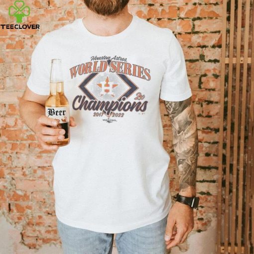 2 Time 2017 And 2022 Houston Astros Champions World Series Shirt