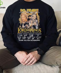 20 Years The Lord Of Rings Best movie signatures hoodie, sweater, longsleeve, shirt v-neck, t-shirt