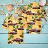 Funny Surfing Pug Hawaiian Shirt