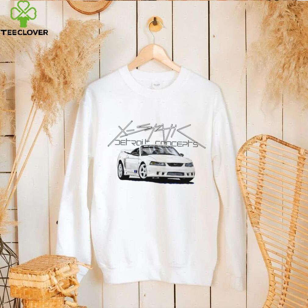 2004 Saleen Mustang X Static car hoodie shirt 2004 Saleen Mustang X Static car hoodie shirt