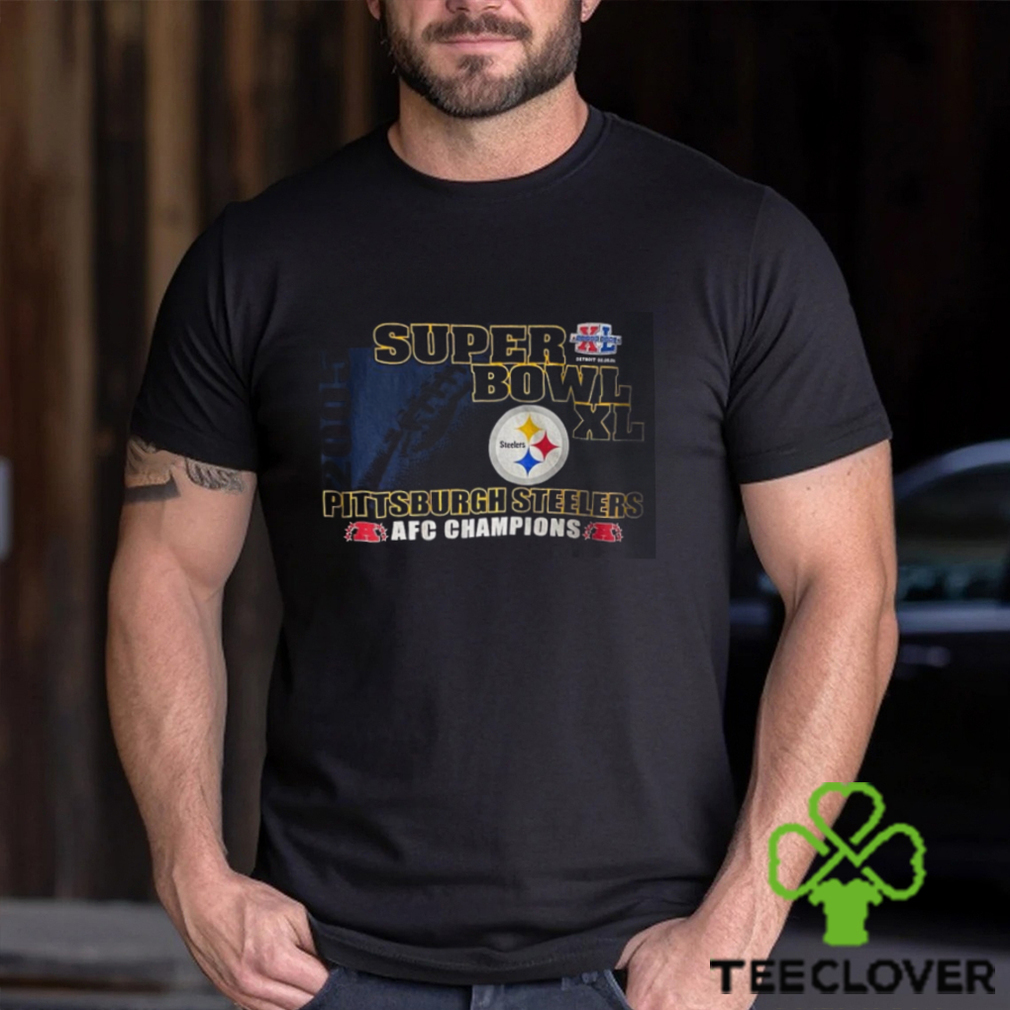 2005 Pittsburgh Steelers AFC Champions Super Bowl XL T Shirt 2005 Pittsburgh Steelers AFC Champions Super Bowl XL T Shirt