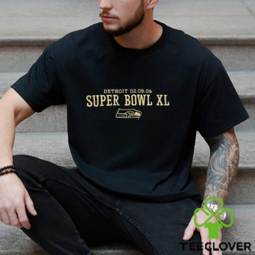 2006 NFL Seattle Seahawks Super Bowl 40 Detroit, MI Crew Neck Sweatshirt