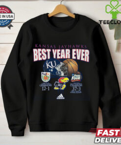 2008 Adidas University Of Kansas Jayhawks College T shirt