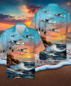 2011 Cessna 162 Skycatcher Hawaiian Shirt