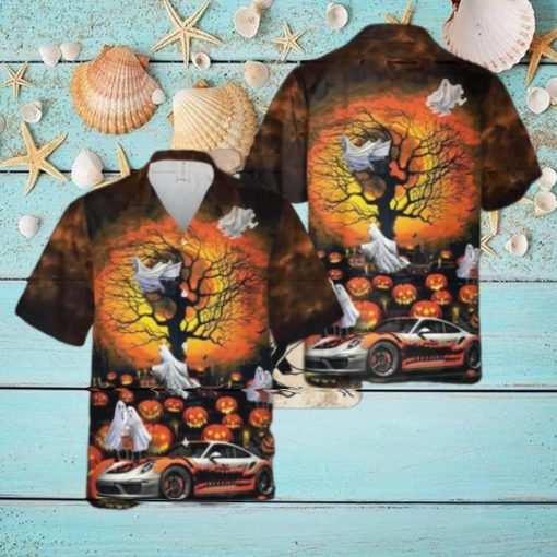 2016 Porsche 911 R (991.1), Trick Or Treat Halloween Hawaiian Shirt