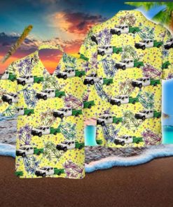 2018 Chevrolet Silverado 3500 Dually Service Bed Waste Management Aloha Hawaiian Shirt Beach Gift Short Sleeve Shirt