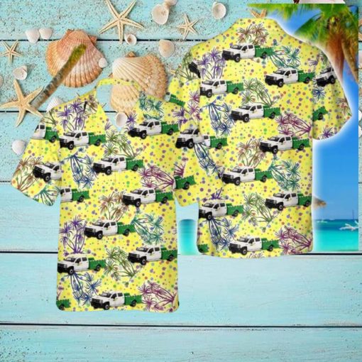2018 Chevrolet Silverado 3500 Dually Service Bed Waste Management Aloha Hawaiian Shirt Beach Gift Short Sleeve Shirt