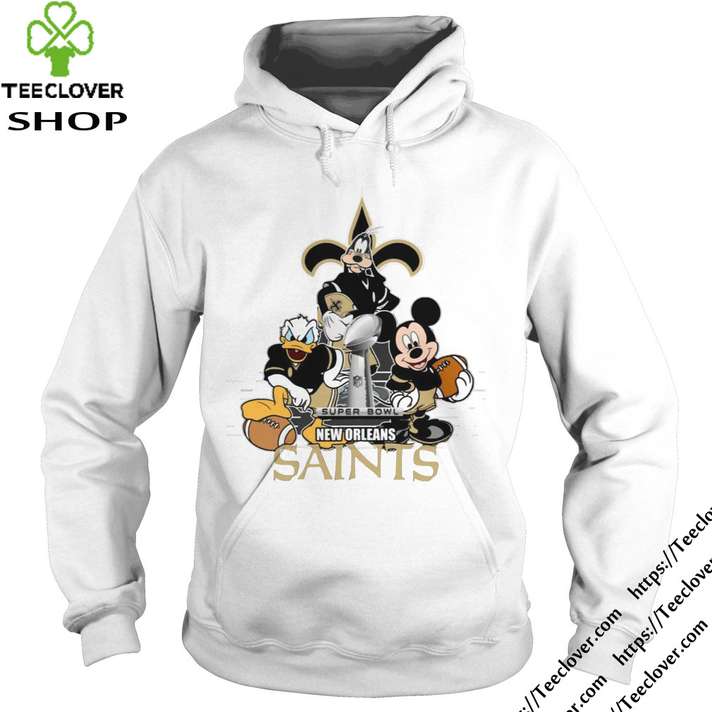 NFL New Orleans Saints Mickey Mouse And Minnie Mouse Shirt - Freedomdesign