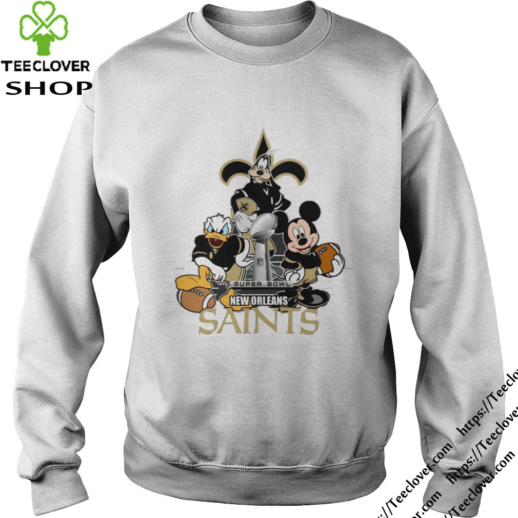 NFL New Orleans Saints Mickey Mouse And Minnie Mouse Shirt - Freedomdesign