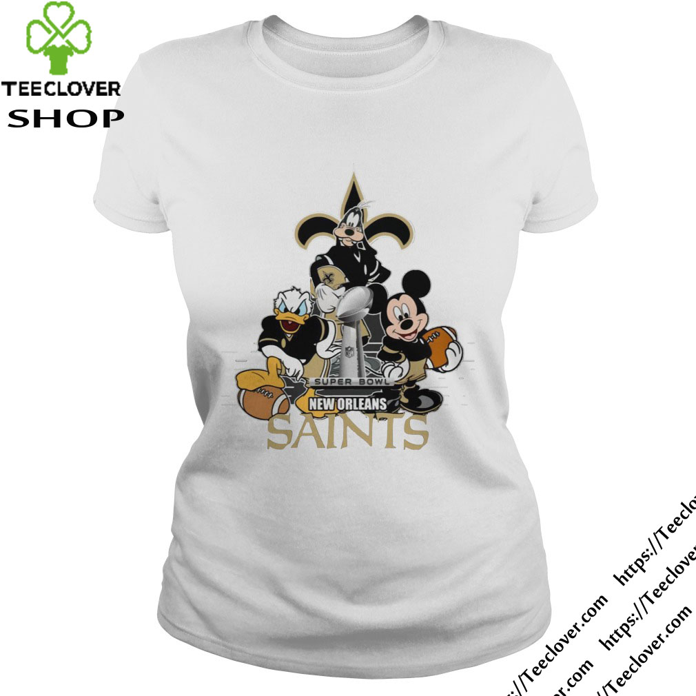 NFL New Orleans Saints Mickey Mouse And Minnie Mouse Shirt - Freedomdesign