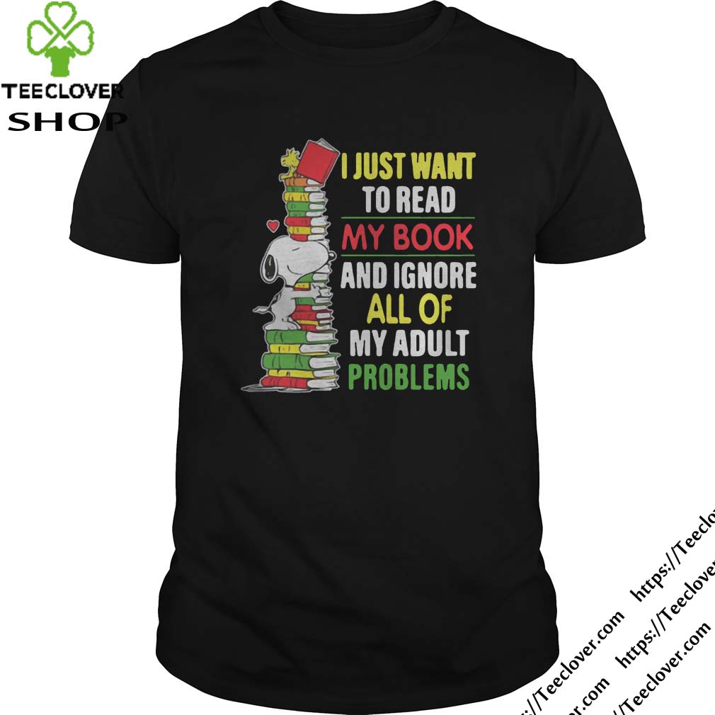 Snoopy I just want to read my book and ignore all of my adult problems
