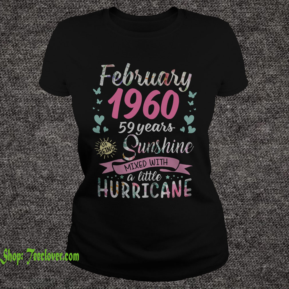 February 1960 59 years of being sunshine mixed with a little hurricane