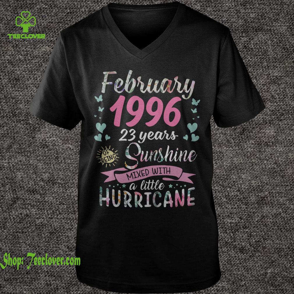 February 1996 23 years of being sunshine mixed with a little hurricane
