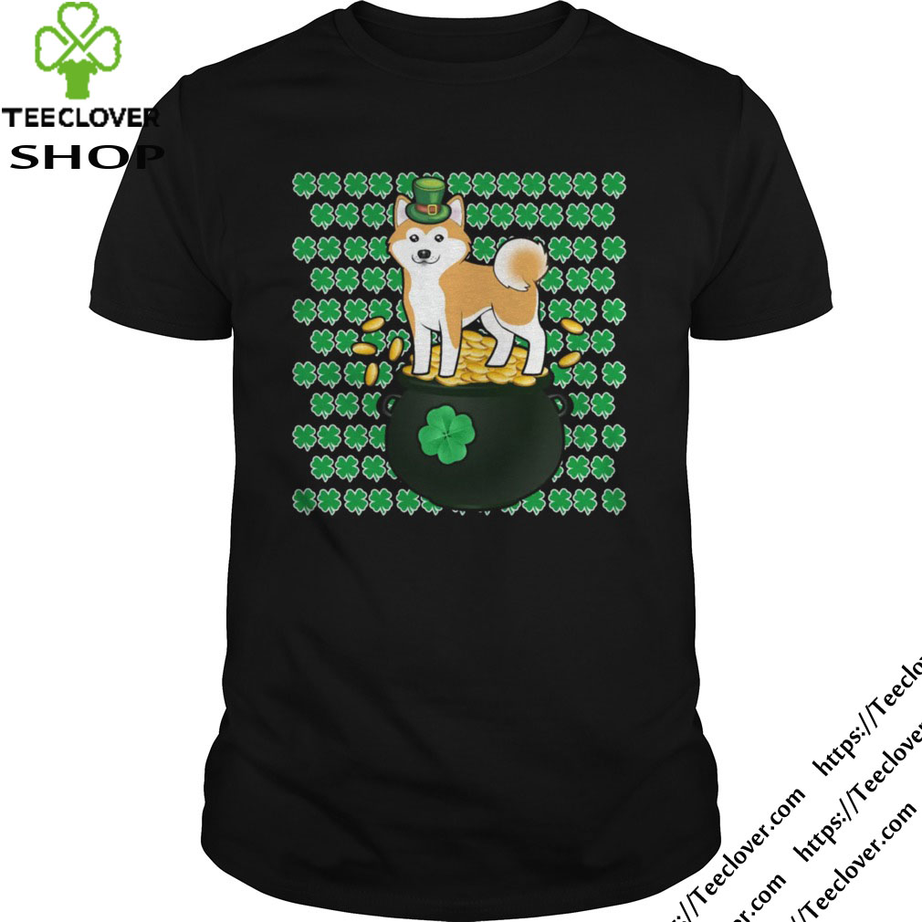 Lucky Shiba Inu Shamrock St Patrick's Day