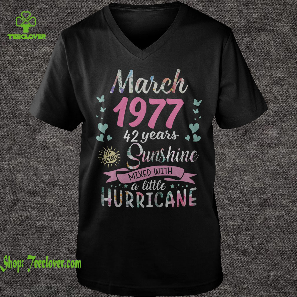 March 1977 42 years of being sunshine mixed with a little hurricane