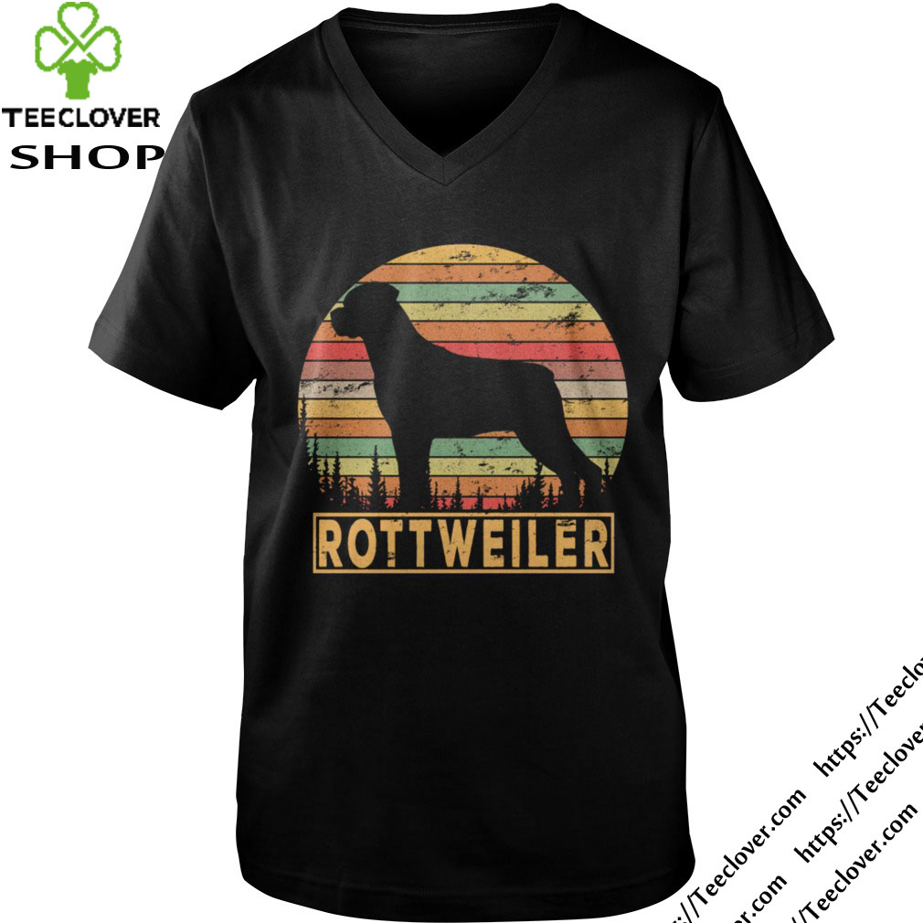 Rottweiler Retro 70s Vintage Dog Lover