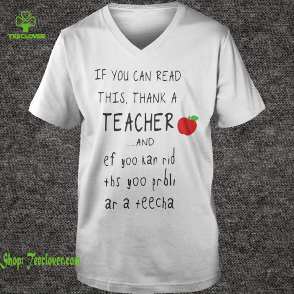 If you can read this thank a teacher and ef yoo kan rid