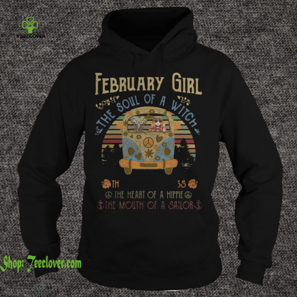 February girl the soul of a witch the fire of a lioness the heart vintage