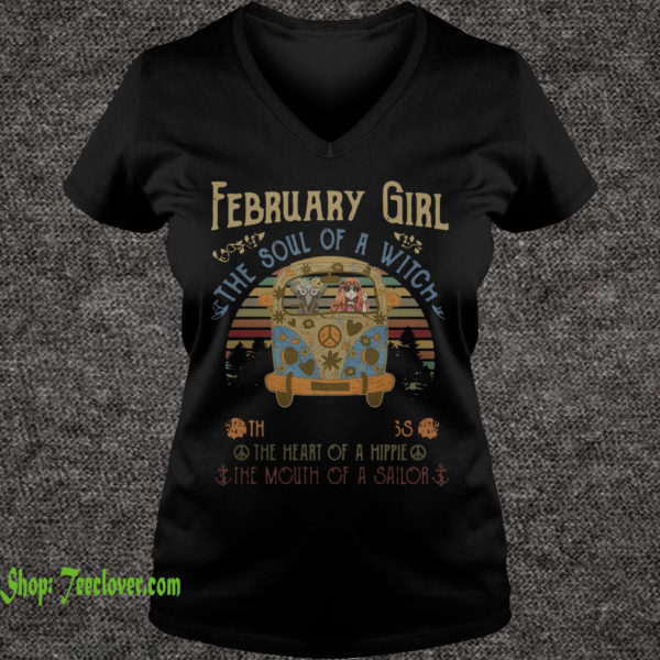 February girl the soul of a witch the fire of a lioness the heart vintage