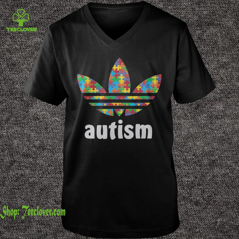 Autism Awareness T-Shirt With Adidas Style