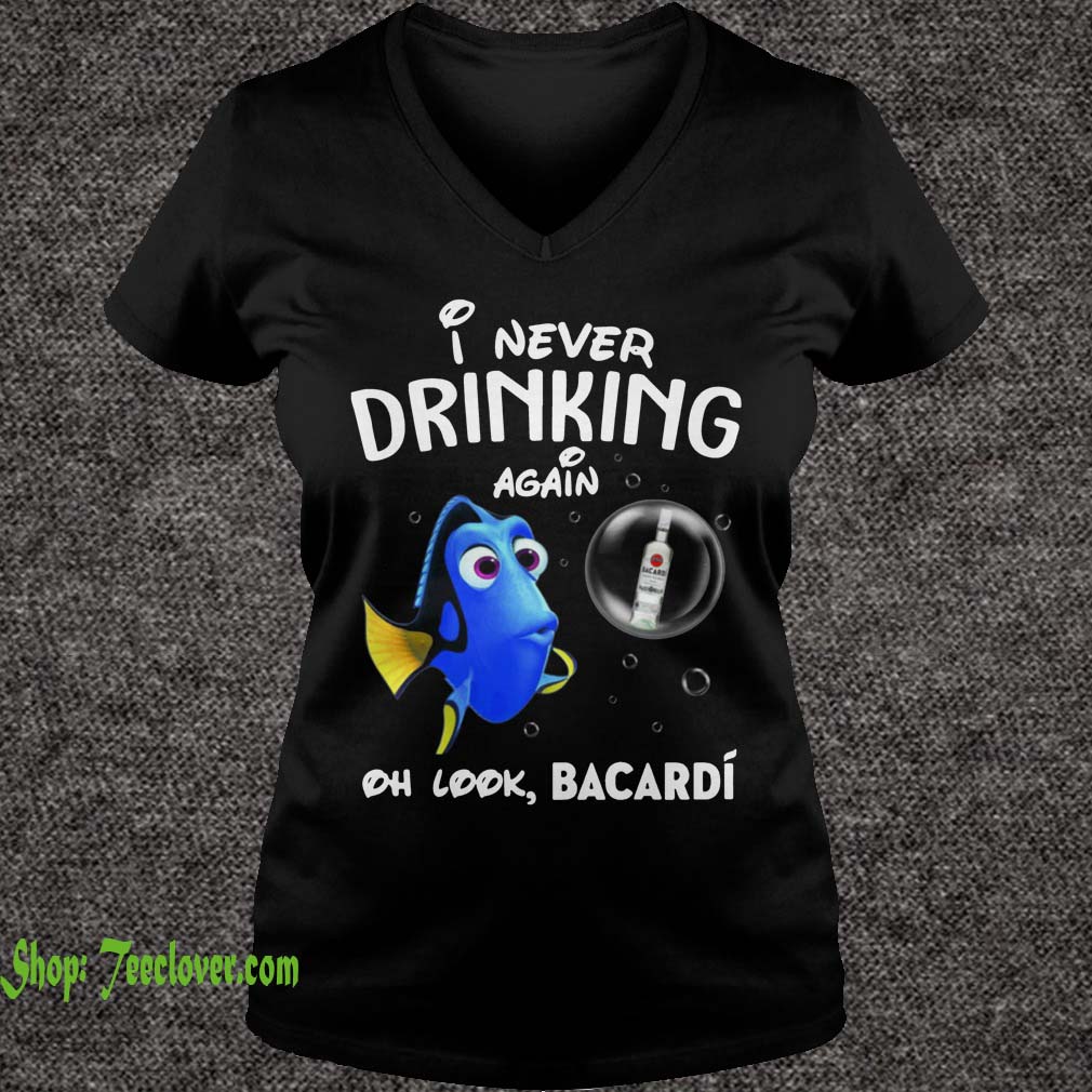 Disney Funny Dory I'm Never Drinking Again For Bacardi Lover