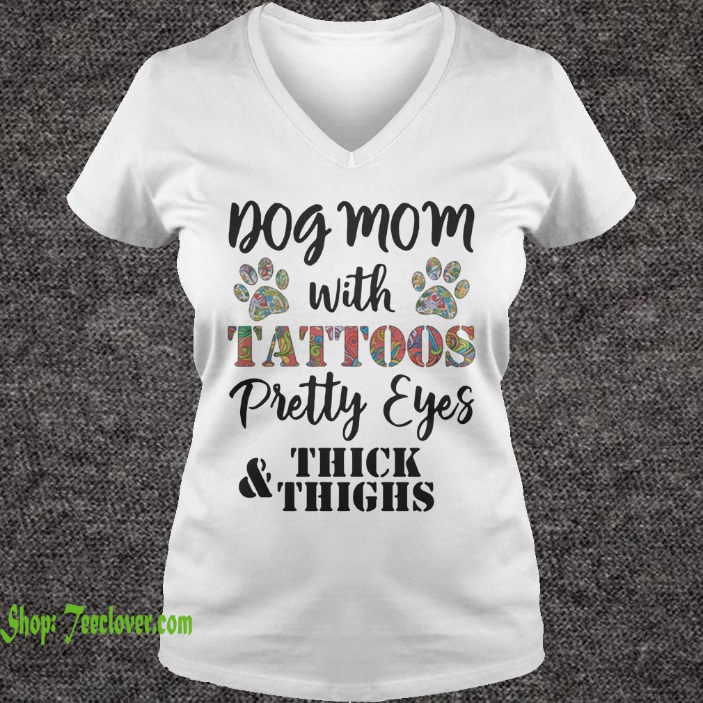 Dog mom with tattoos pretty eyes thick and thighs