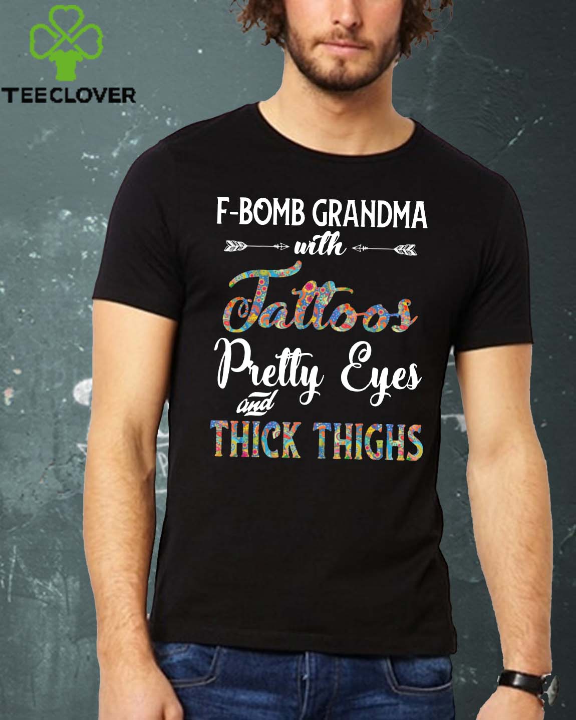 F-Bomb Grandma With Tattoos Pretty Eyes Thick Thighs
