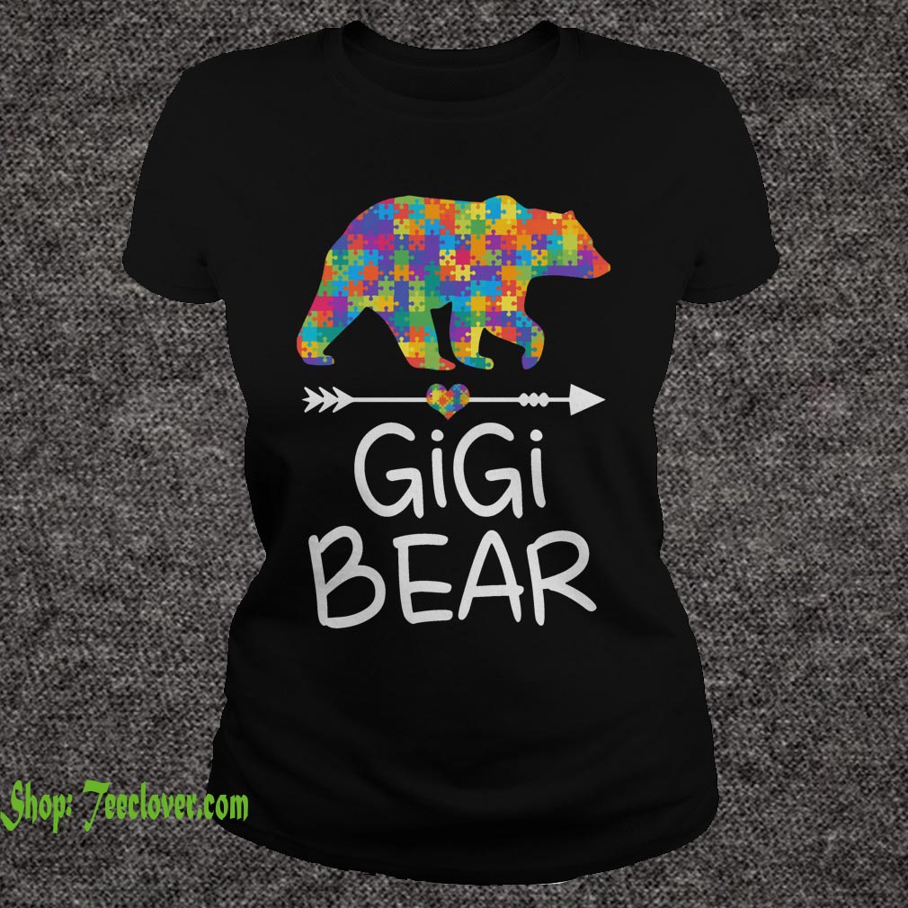 Gigi Bear Autism Awareness T-Shirt Autism Gift