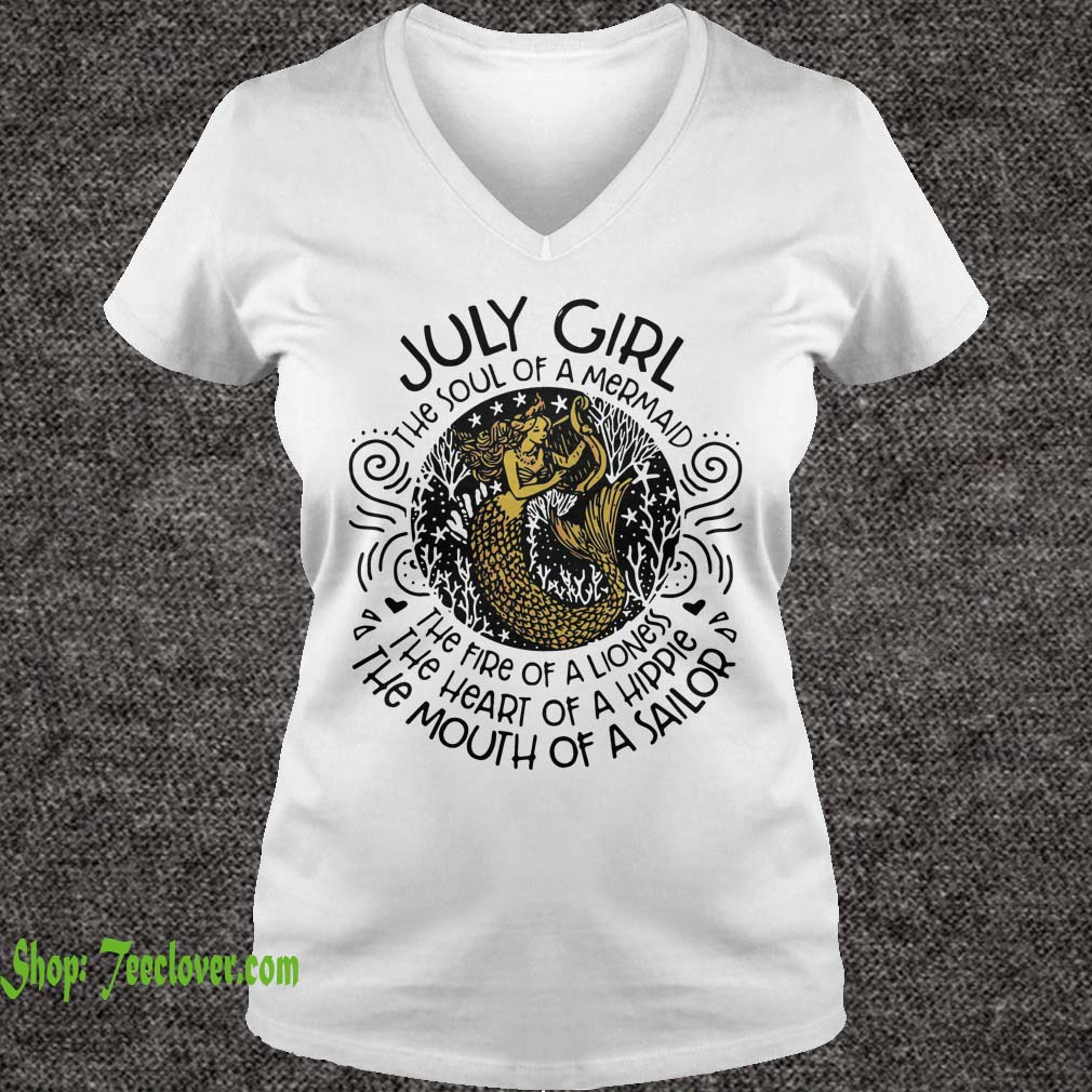 July girl the soul of a mermaid the fire of a lioness