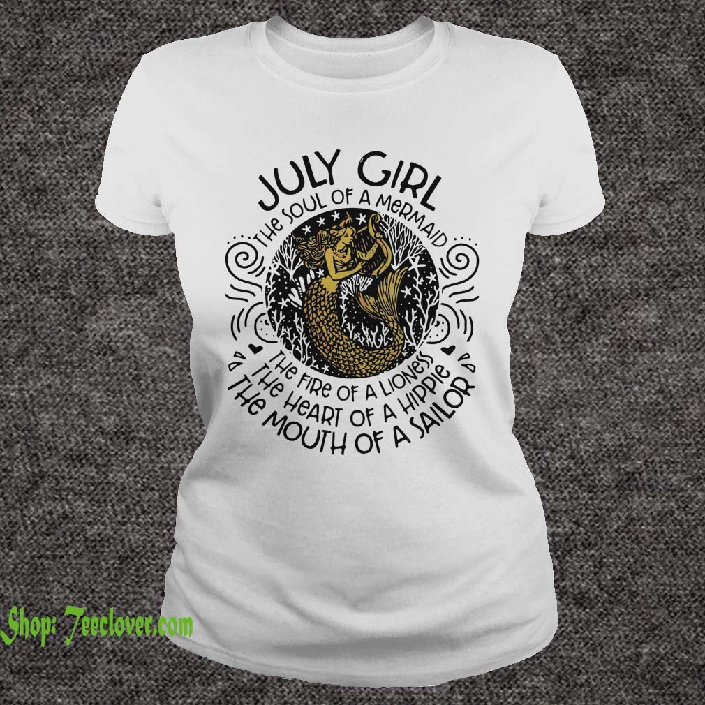 July girl the soul of a mermaid the fire of a lioness