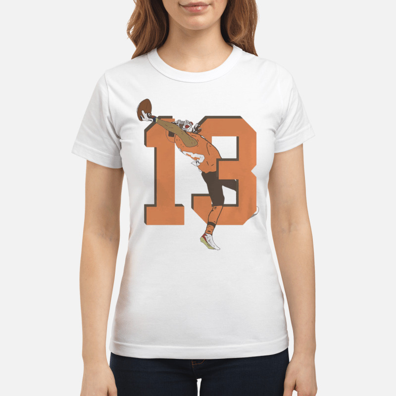 Odell Beckham Jr. Browns 13 Catch Shirt 4